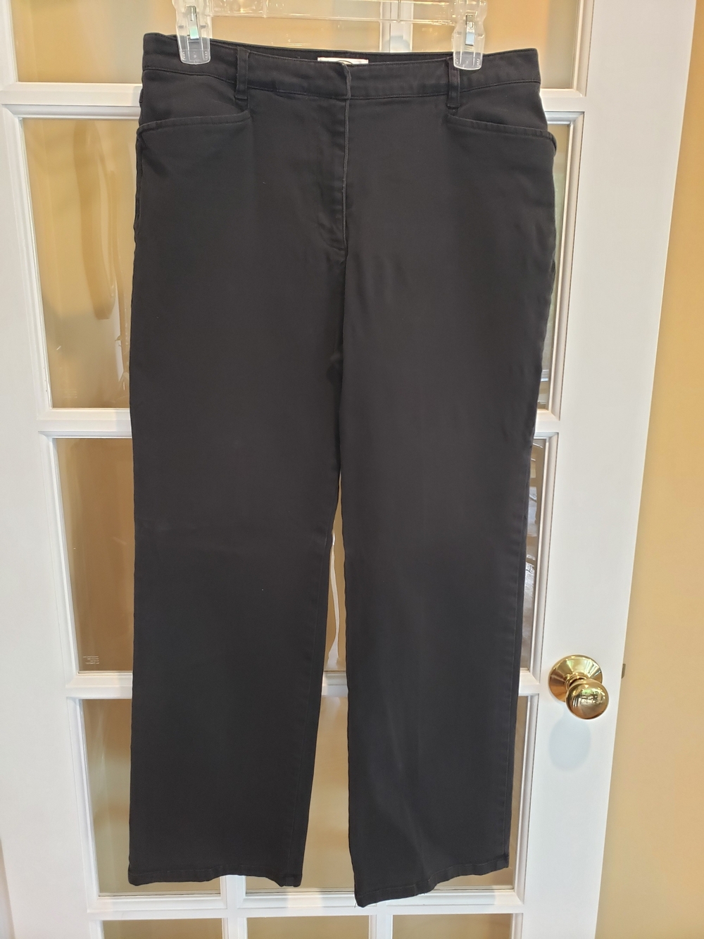 Talbots Black Petite Stretch Pants Size: 10P
